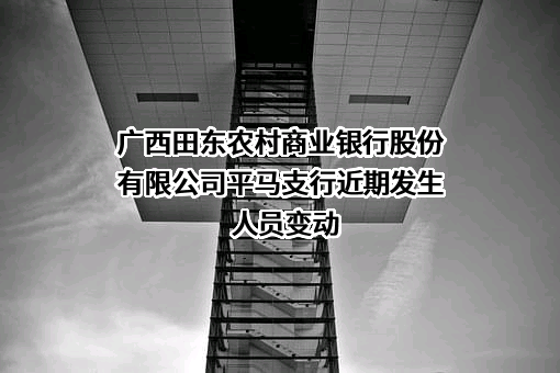 广西田东农村商业银行股份有限公司平马支行