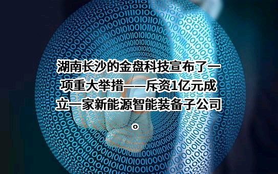 海南金盘智能科技股份有限公司