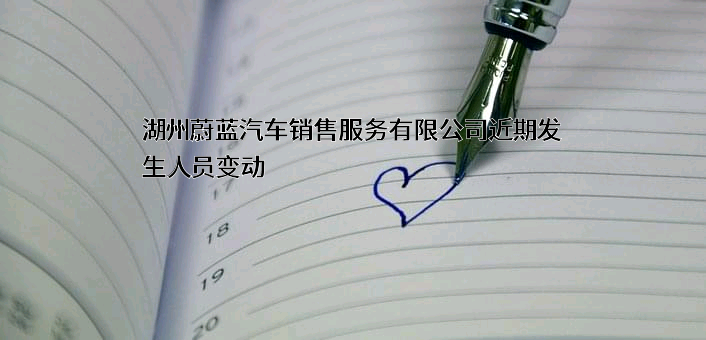 湖州蔚蓝汽车销售服务有限公司
