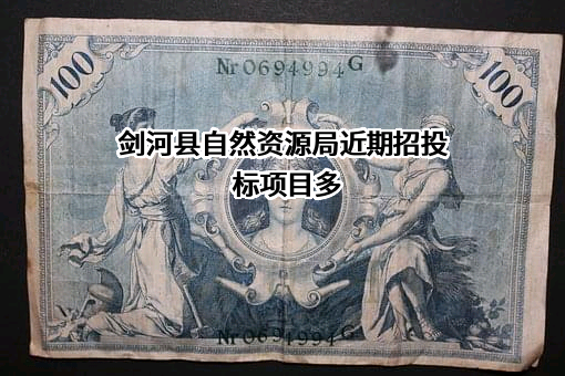 剑河县自然资源局近期招投标项目多