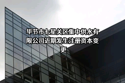 毕节市七星关区集中供水有限公司