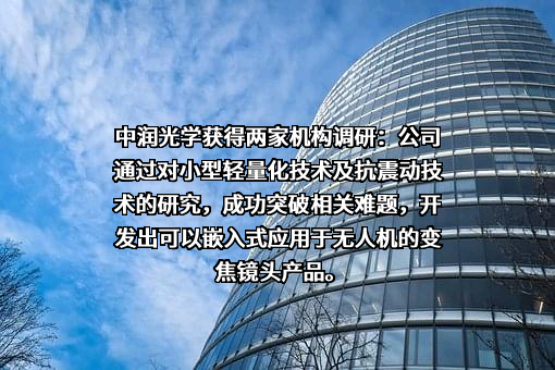 嘉兴中润光学科技股份有限公司