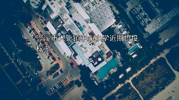 岑溪市大业镇中心小学近期招投标项目多