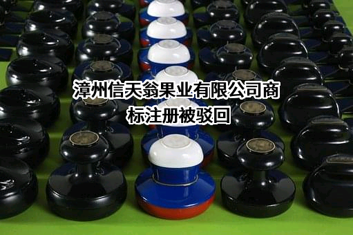 漳州信天翁果业有限公司商标注册被驳回