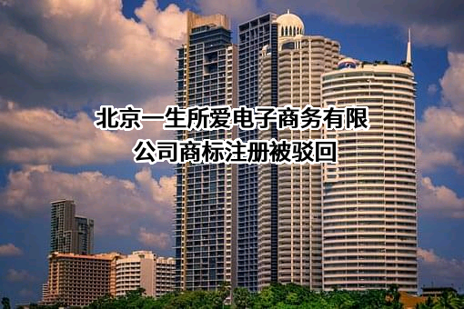 北京一生所爱电子商务有限公司商标注册被驳回