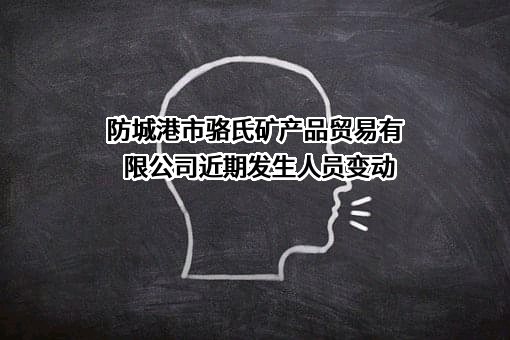 防城港市骆氏矿产品贸易有限公司