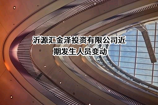 沂源汇金泽投资有限公司