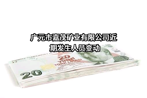 广元市嘉茂矿业有限公司近期发生人员变动
