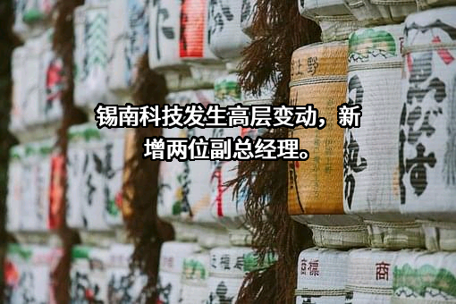 无锡锡南科技股份有限公司