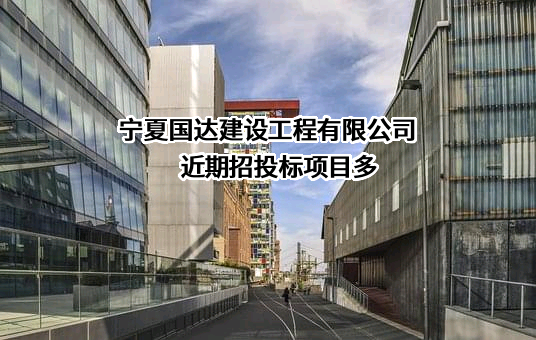 宁夏国达建设工程有限公司近期招投标项目多