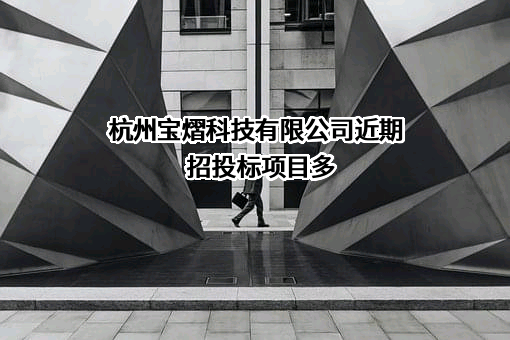 杭州宝熠科技有限公司近期招投标项目多