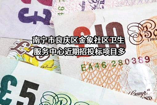 南宁市良庆区金象社区卫生服务中心近期招投标项目多