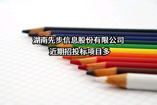 湖南先步信息股份有限公司近期招投标项目多