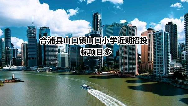 合浦县山口镇山口小学
