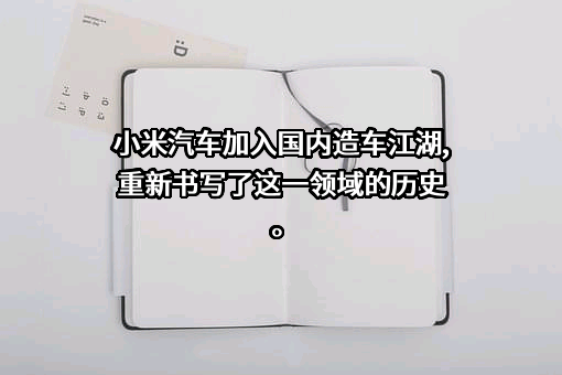 小米汽车有限公司