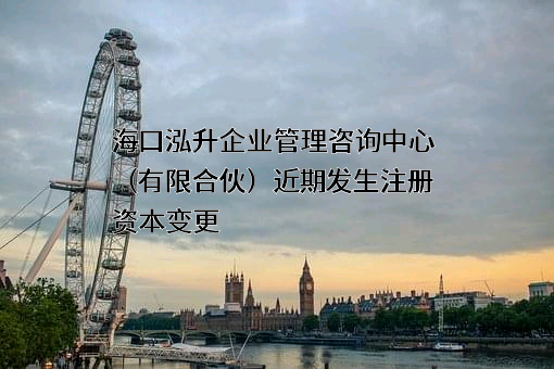海口泓升企业管理咨询中心（有限合伙）