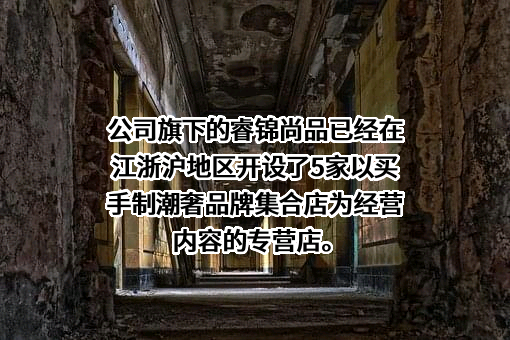 睿锦尚品国际贸易（上海）有限公司
