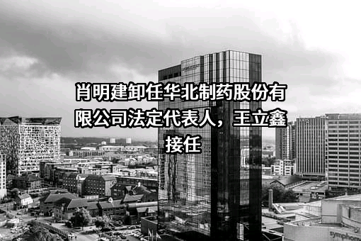 肖明建卸任华北制药股份有限公司法定代表人，王立鑫接任