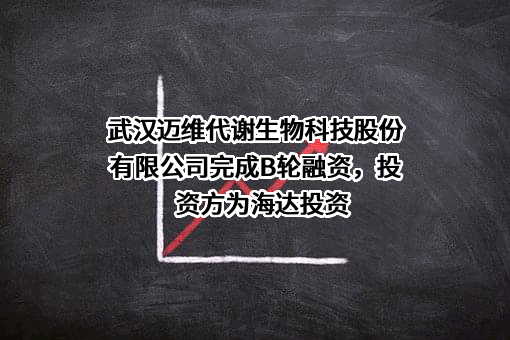 武汉迈维代谢生物科技股份有限公司完成B轮融资，投资方为海达投资