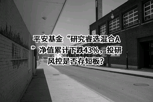 平安基金“研究睿选混合A”净值累计下跌43%，投研风控是否存短板？