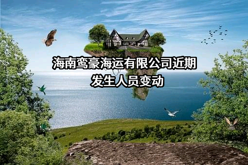 海南鸾豪海运有限公司近期发生人员变动