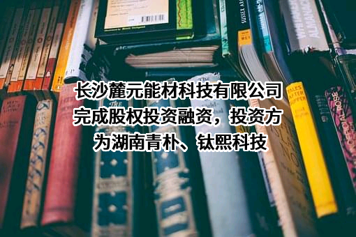 长沙麓元能材科技有限公司