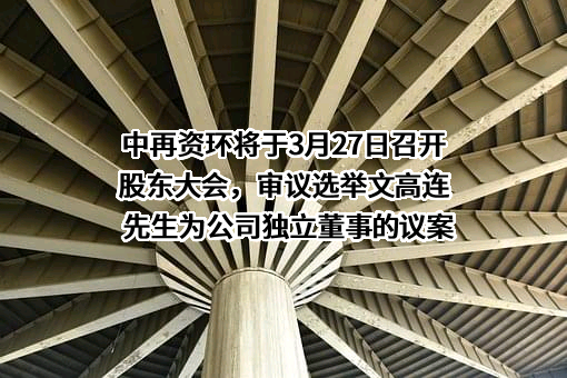 中再资源环境股份有限公司
