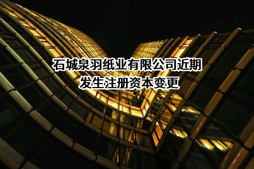 石城泉羽纸业有限公司