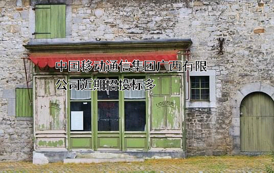 中国移动通信集团广西有限公司