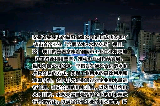 安徽枞阳海螺水泥股份有限公司