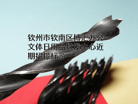 钦州市钦南区博汇办公文体日用品批发中心