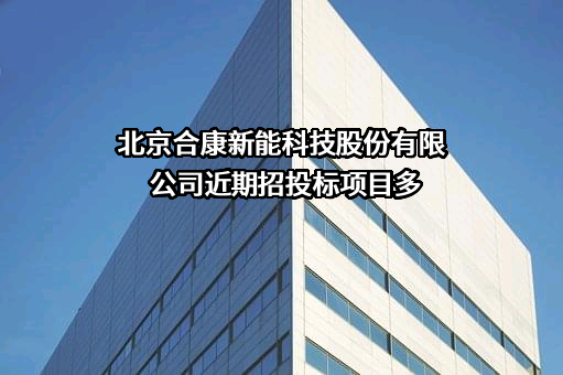 北京合康新能科技股份有限公司