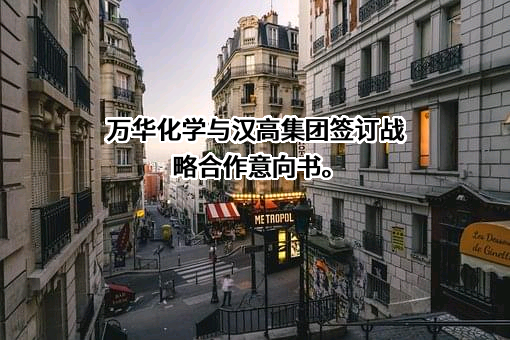 万华化学集团股份有限公司