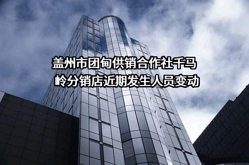 盖州市团甸供销合作社千马岭分销店