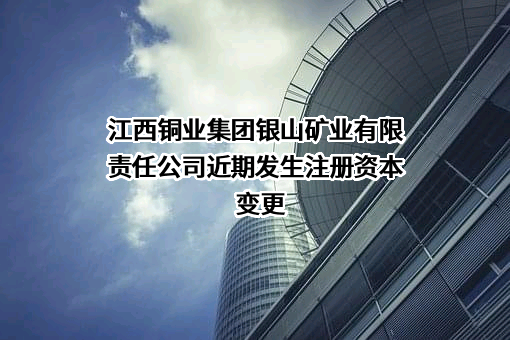 江西铜业集团银山矿业有限责任公司