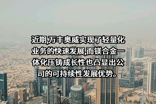 浙江万丰奥威汽轮股份有限公司