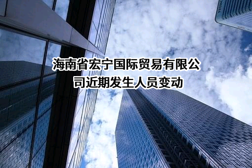 海南省宏宁国际贸易有限公司