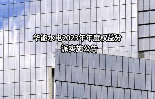 华能澜沧江水电股份有限公司