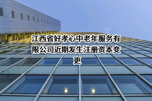 江西省好孝心中老年服务有限公司