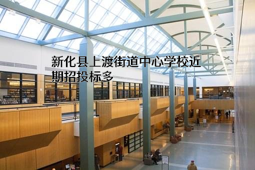 新化县上渡街道中心学校近期招投标项目多