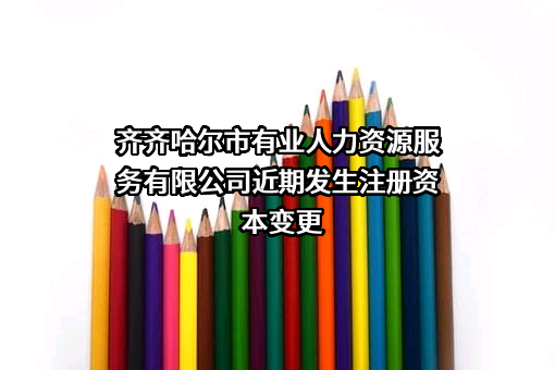齐齐哈尔市有业人力资源服务有限公司
