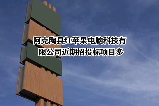 阿克陶县红苹果电脑科技有限公司