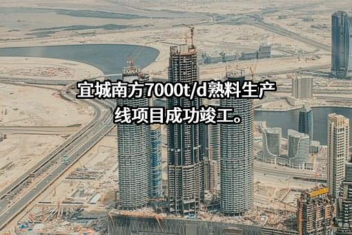 江苏宜城南方水泥有限公司