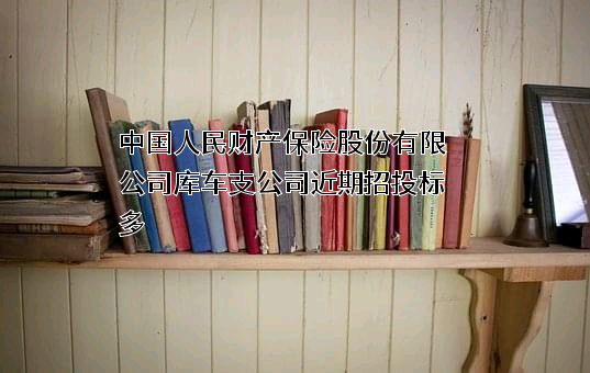 中国人民财产保险股份有限公司库车支公司