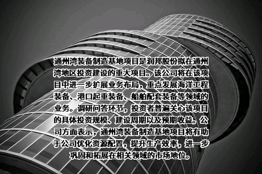 江苏润邦重工股份有限公司