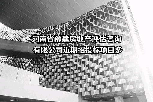 河南省豫建房地产评估咨询有限公司
