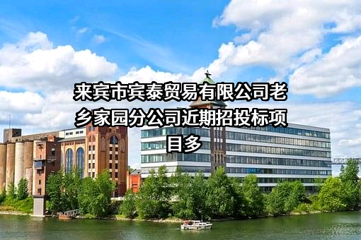 来宾市宾泰贸易有限公司老乡家园分公司近期招投标项目多