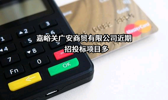 嘉峪关广安商贸有限公司近期招投标项目多