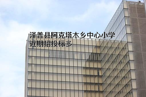 泽普县阿克塔木乡中心小学