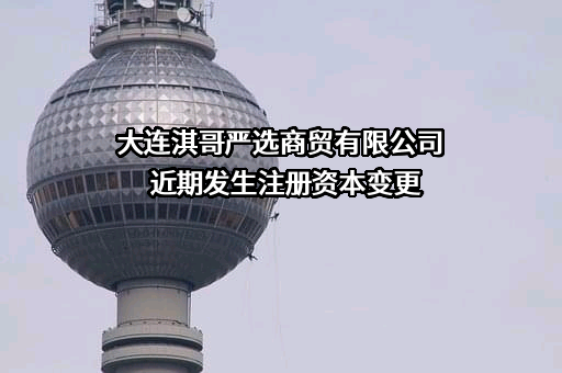 大连淇哥严选商贸有限公司